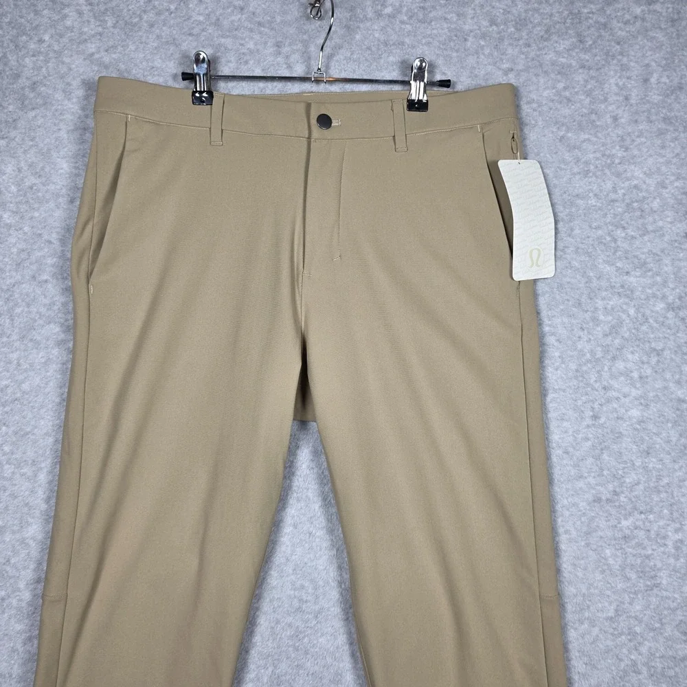 Lululemon Pants Mens 34x31 Light Brown Commission Pant Slim Fit ABC Warpstream
